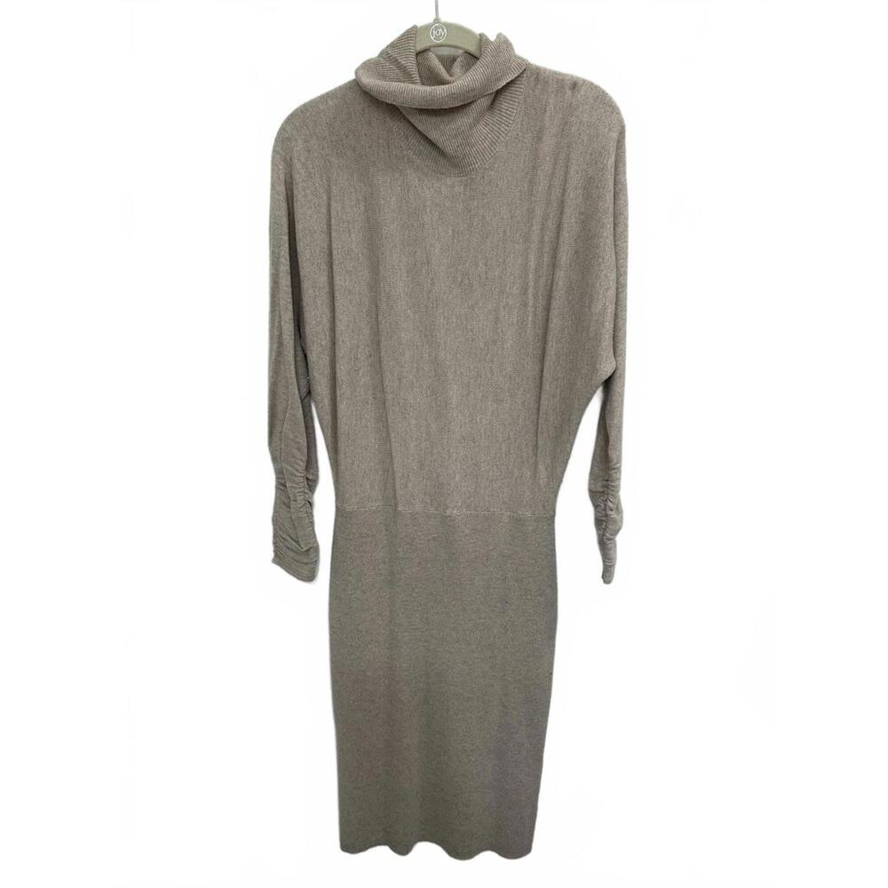 Reiss Fallon Beige Sweater Dress Medium